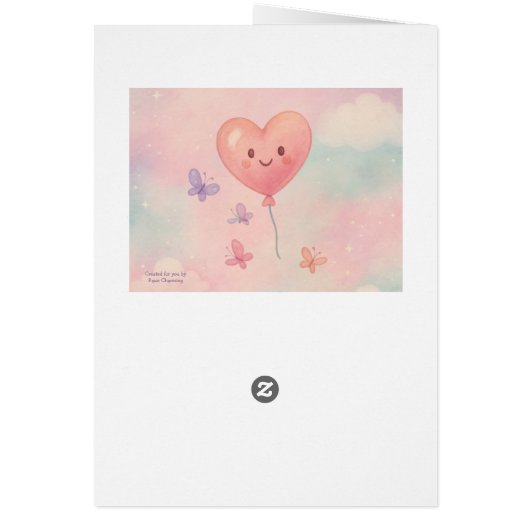 Volledig aangepaste achterkleindochter verjaardag  (Achterkant)