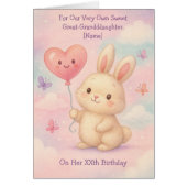 Volledig aangepaste achterkleindochter verjaardag (Voorkant)