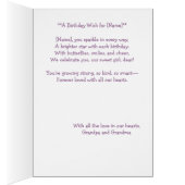 Volledig aangepaste achterkleindochter verjaardag  (Binnen (Rechts))