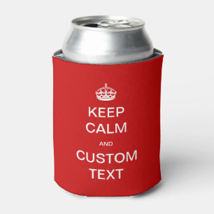 Volledig aangepaste Blijf Kalmpjes en Pas Me Aan Blikjeskoeler