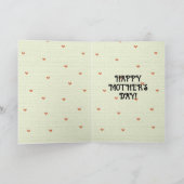 Volledig aangepaste foto Moederdag Kaart voor mama (Binnen)