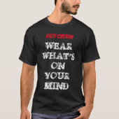 VOLLEDIG AANGEPASTE NAAM KAT T-SHIRT (Voorkant)