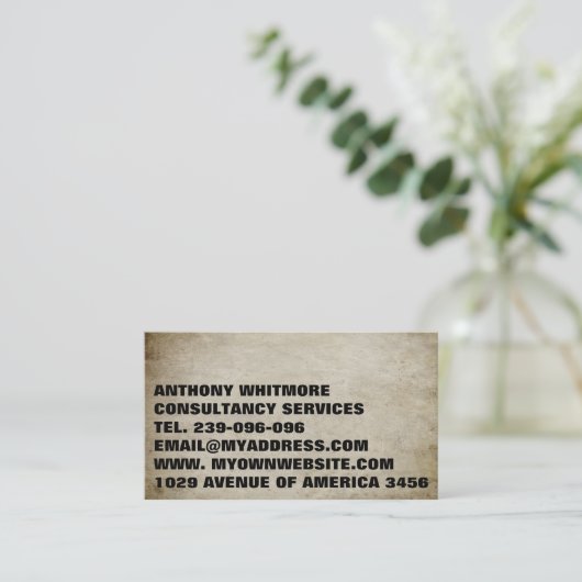 Volledig aangepaste tempel kiest achtergrond-QR-co Visitekaartje (Staand voorkant)