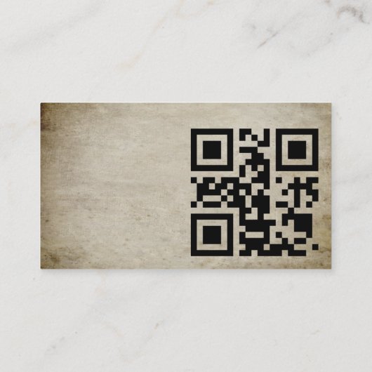 Volledig aangepaste tempel kiest achtergrond-QR-co Visitekaartje (Achterkant)