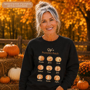 Volledig aanpasbaar Gigi's Pumpkin Patch-trui Trui