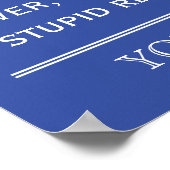 Volledig aanpasbaar poster resolutie nieuw jaar (Hoek)