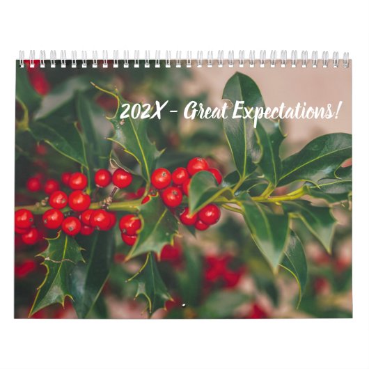 Volledig aanpasbare 12-maands fotokalender kalender (Hoes)