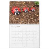 Volledig aanpasbare 12-maands fotokalender kalender (Feb 2027)