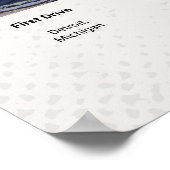 Volledig aanpasbare eerste auto memory foamcore bo poster (Hoek)