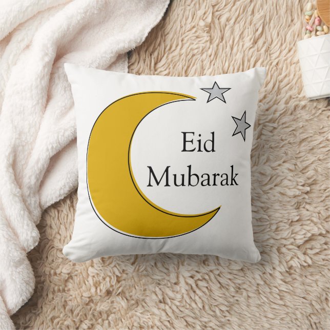 Volledig Aanpasbare Eid Mubarak Kussen (Deken)