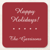 Volledig aanpasbare Feestdagen onderzetters (Voorkant)