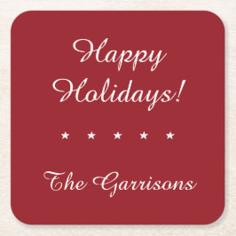 Volledig aanpasbare Feestdagen onderzetters