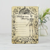 Volledig aanpasbare Halloween-feestuitnodiging Kaart (Staand voorkant)