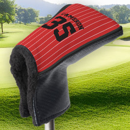 Volledig aanpasbare kleuren honkbalshirt strepen n golfheadcover