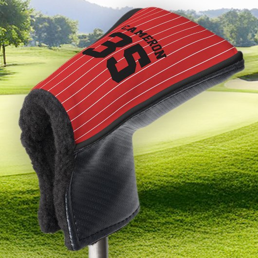 Volledig aanpasbare kleuren honkbalshirt strepen n golfheadcover