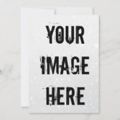 Volledig aanpasbare platte Save the Date-kaart Date (Voorkant)