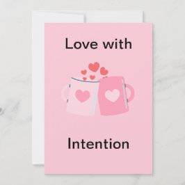 Volledig Aanpasbare Valentijnskaart Feestdagenkaart