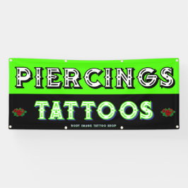 Volledig aanpassen Tattoo Shop Trek klanten aan Spandoek