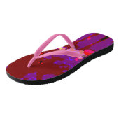 Volledig Abstract Bougainvillea Teenslippers (Schuin)
