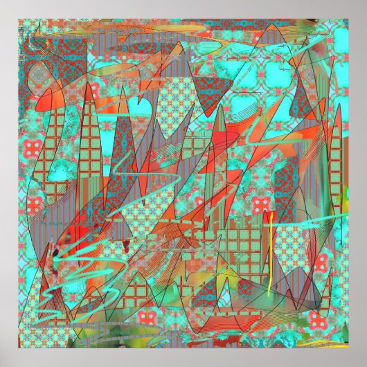 Volledig Abstract Poster (Voorkant)