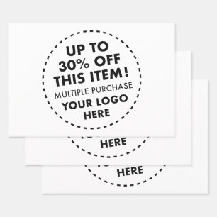 VOLLEDIG AFBEELDING 35% OFF Bulk Kopen Korting 3 x Inpakpapier Vel