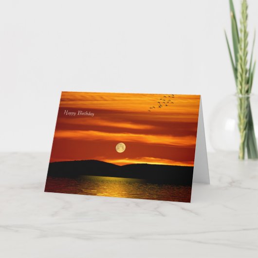 Volledig afbeelding van de Moon voor de groet-groe Kaart (Voorkant)