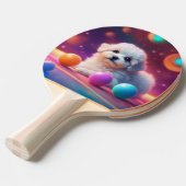 Volledig afdrukken Terug Tafeltennisbatje (Voorkant Gekanteld)
