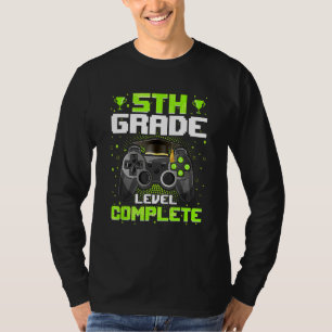 Volledig Afstuderen met vijf graden Video Gamer Gr T-shirt