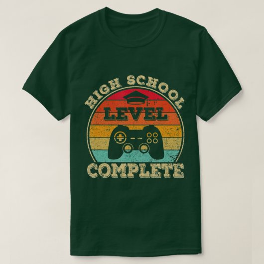 Volledig Afstuderen op hoog niveau T-shirt (Design voorkant)