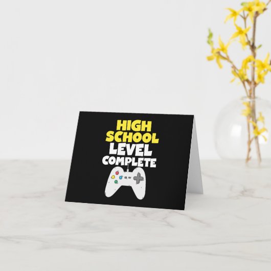 Volledig Afstuderen op hoog niveau videospel G Kaart (Gele Bloem)