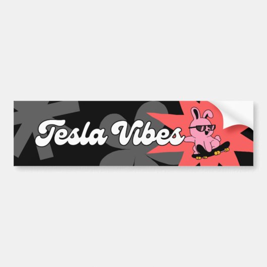 Volledig avontuurlijke sticker voor uw Tesla's bum (Voorkant)