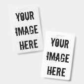 Volledig  Bagagelabel voor badge of Kennel Label (Voor- en achterkant)