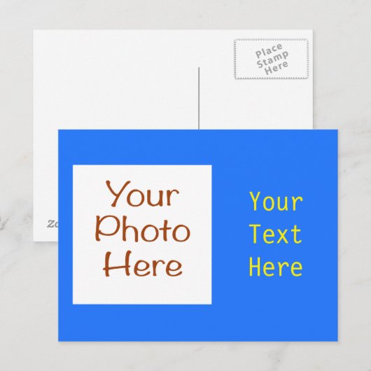 Volledig basisBriefkaart Briefkaart (Voorkant / Achterkant)