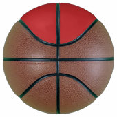 Volledig basketbal met de vlag van Marokko (Rechts)
