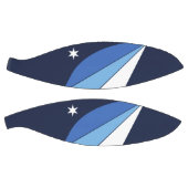 Volledig basketbal met vlag van Colombia (Panelen)