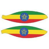 Volledig basketbal met vlag van Ethiopië (Panelen)