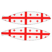 Volledig basketbal met vlag van Georgië (Panelen)