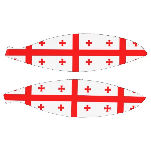 Volledig basketbal met vlag van Georgië (Panelen)