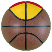 Volledig basketbal met vlag van Kameroen (Rechts)