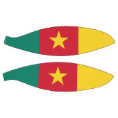 Volledig basketbal met vlag van Kameroen (Panelen)