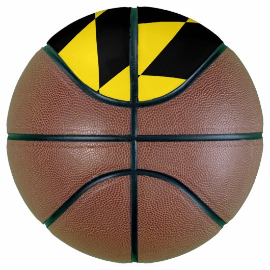 Volledig basketbal met vlag van München (Rechts)