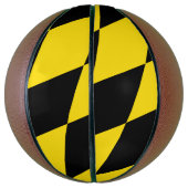 Volledig basketbal met vlag van München (Verticaal)