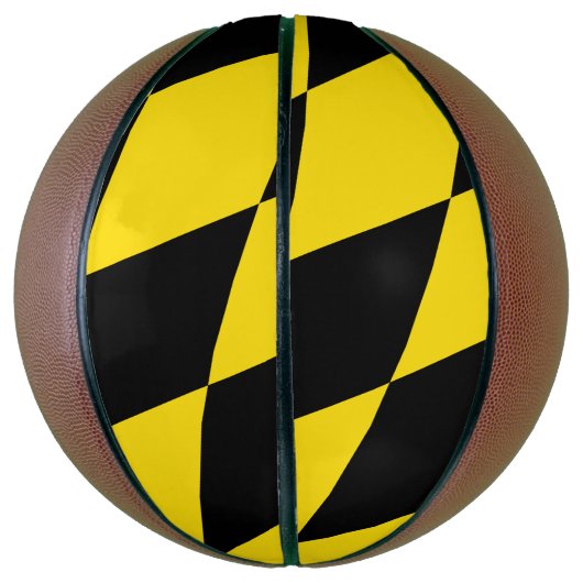 Volledig basketbal met vlag van München (Verticaal)