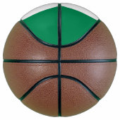 Volledig basketbal met vlag van Nigeria (Rechts)