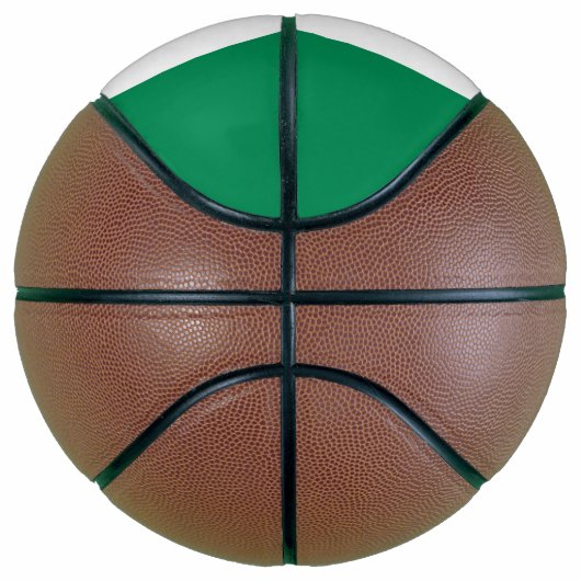 Volledig basketbal met vlag van Nigeria (Rechts)