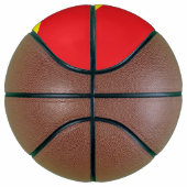 Volledig basketbal met vlag van Sicilië, Italië (Rechts)