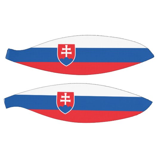 Volledig basketbal met vlag van Slowakije (Panelen)