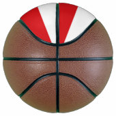 Volledig basketbal met vlag van Tsjechië (Rechts)