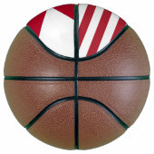 Volledig Basketball met vlag van Alabama, VS Mini Basketbal (Rechts)