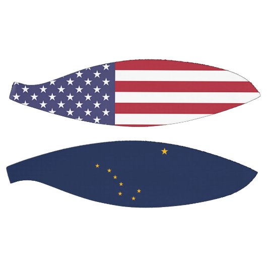 Volledig Basketball met vlag van Alaska, VS Mini Basketbal (Panelen)